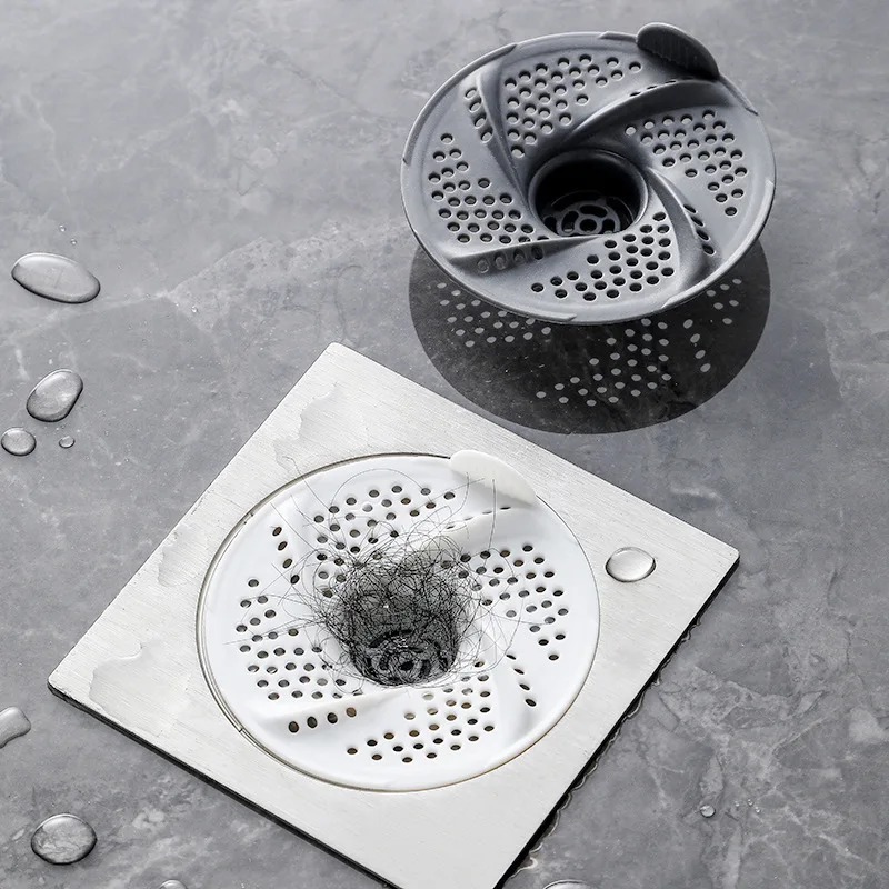 Drain Hair Catcher - 1 قطعة مصفاة شعر دوارة، مصفاة