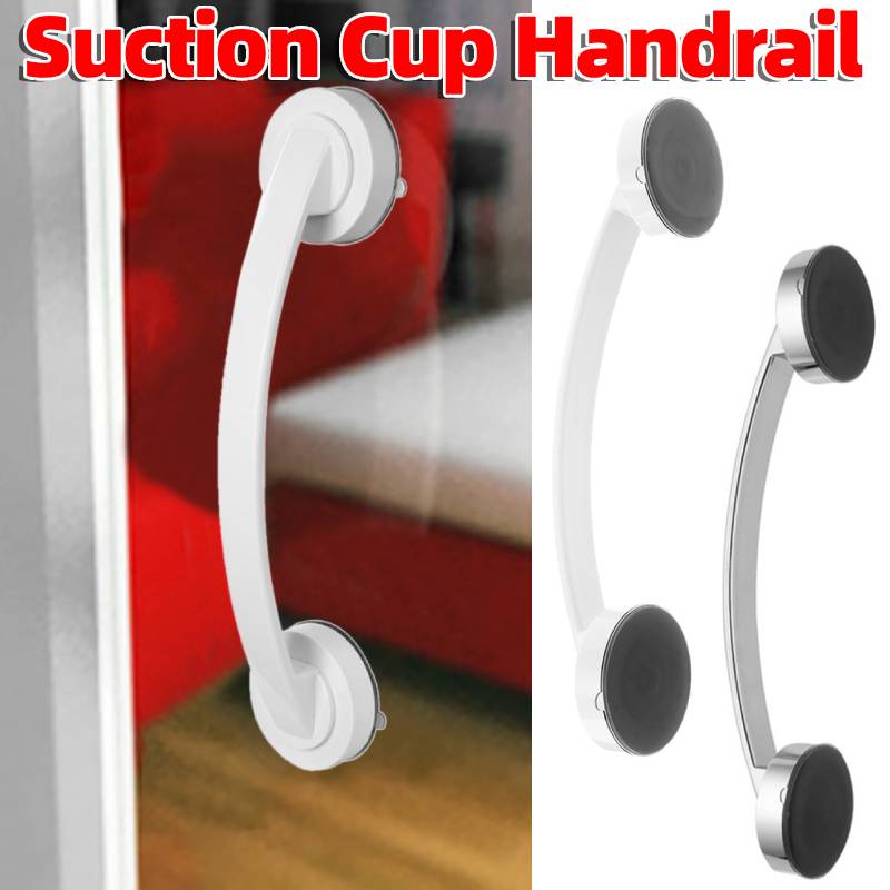 Home Bathroom Grab Bar - مقبض أمان قوي بقاعدة شفط للحمام،