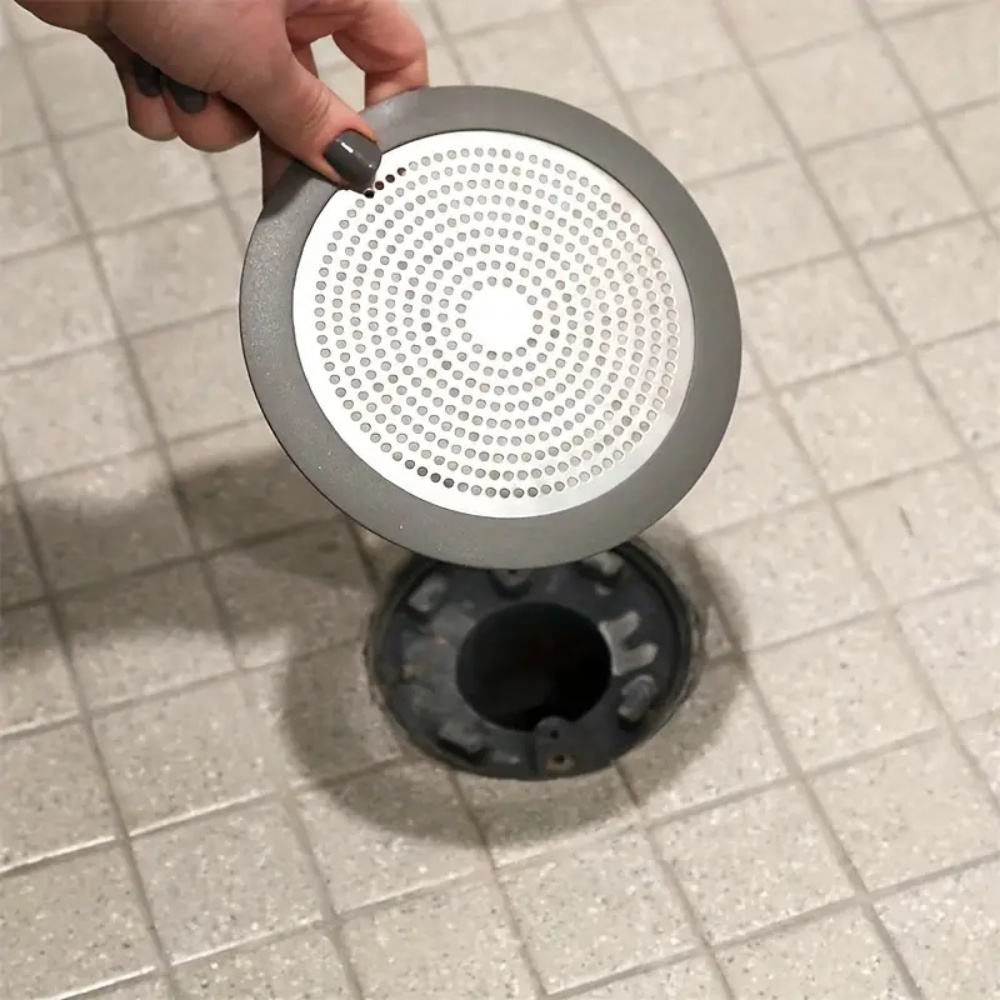 Drain Hair Catcher - قطعة واحدة، فلتر مصفاة تصريف الأرضية،