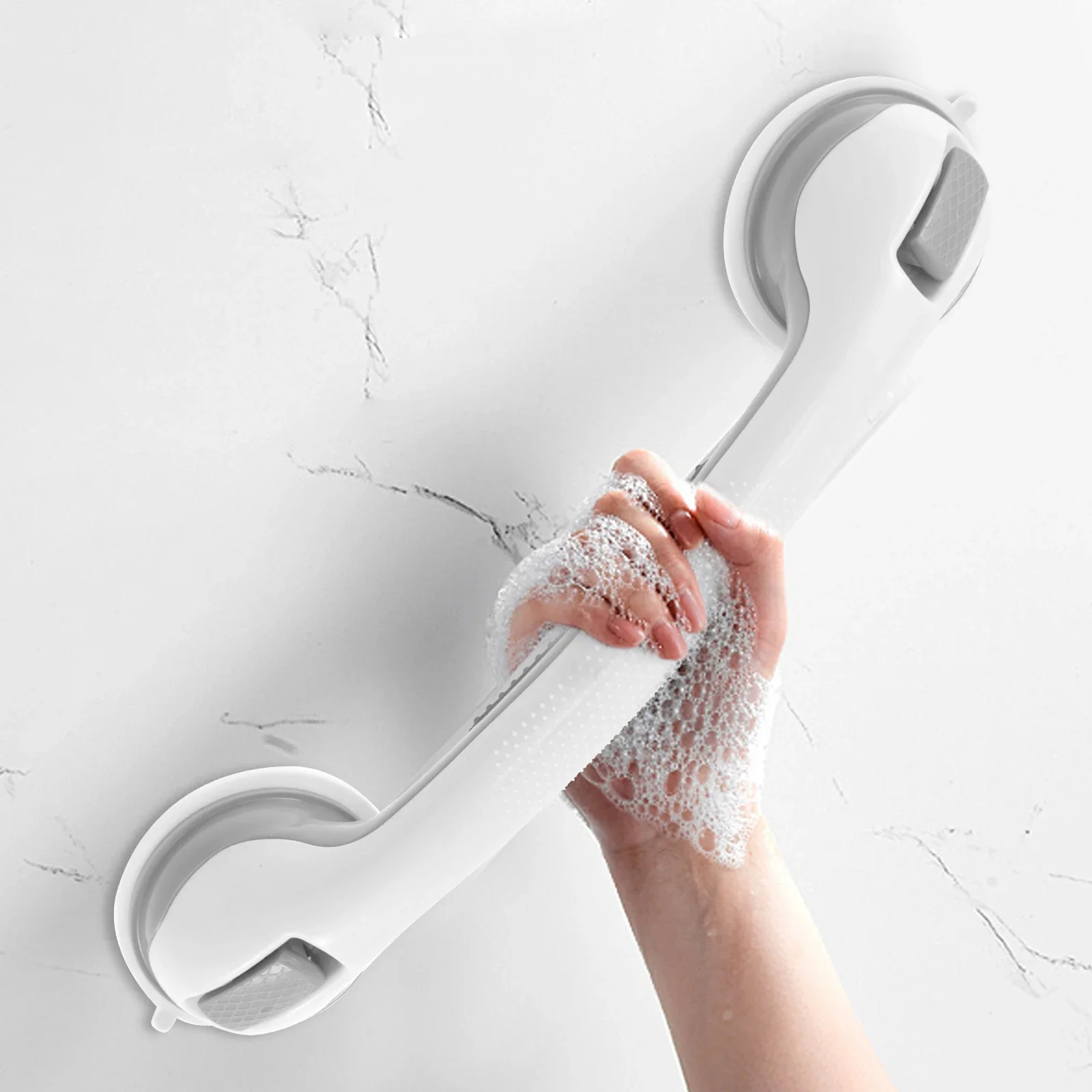 Home Bathroom Grab Bar - 2 قطعة مقبض إمساك الدش نونسليب