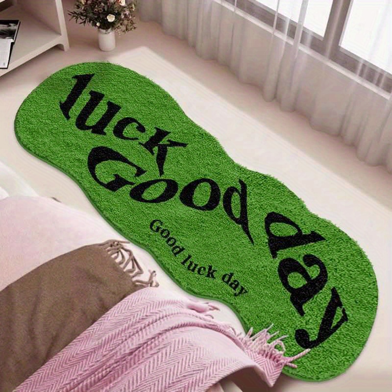 Home Goods Bathroom Decor - VIKAMA السجاد الأخضر يجلب حظًا سعيداً