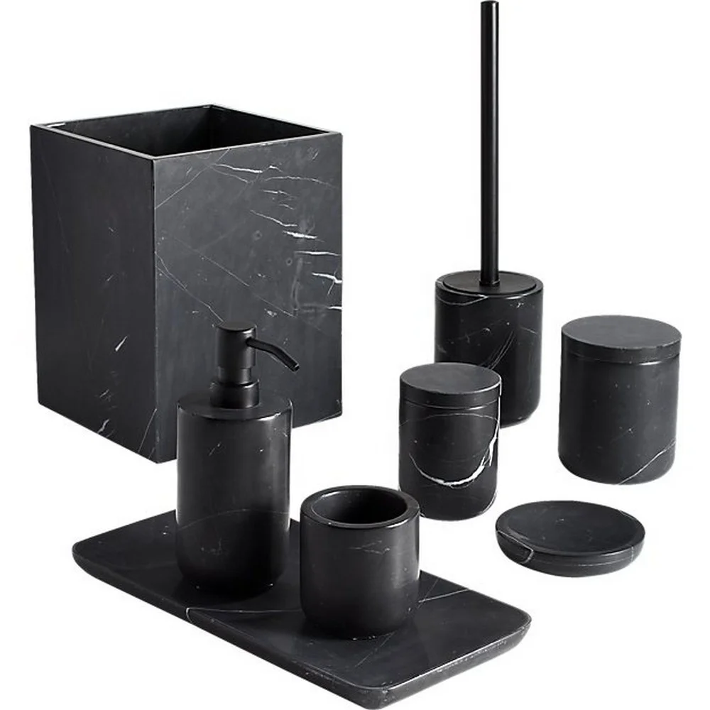 Home Goods Bathroom Decor - مجموعة إكسسوارات حمام فاخرة مخصصة للفنادق