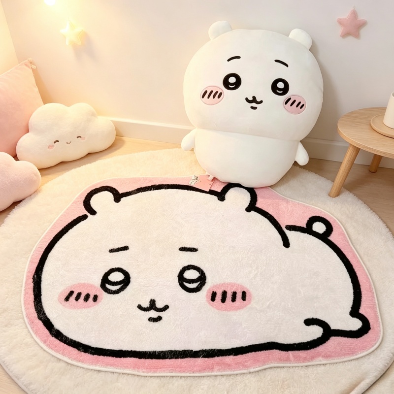 Home Bathroom Rugs - سجادة كرتونية من تشييكاوا، سجادة أرضية
