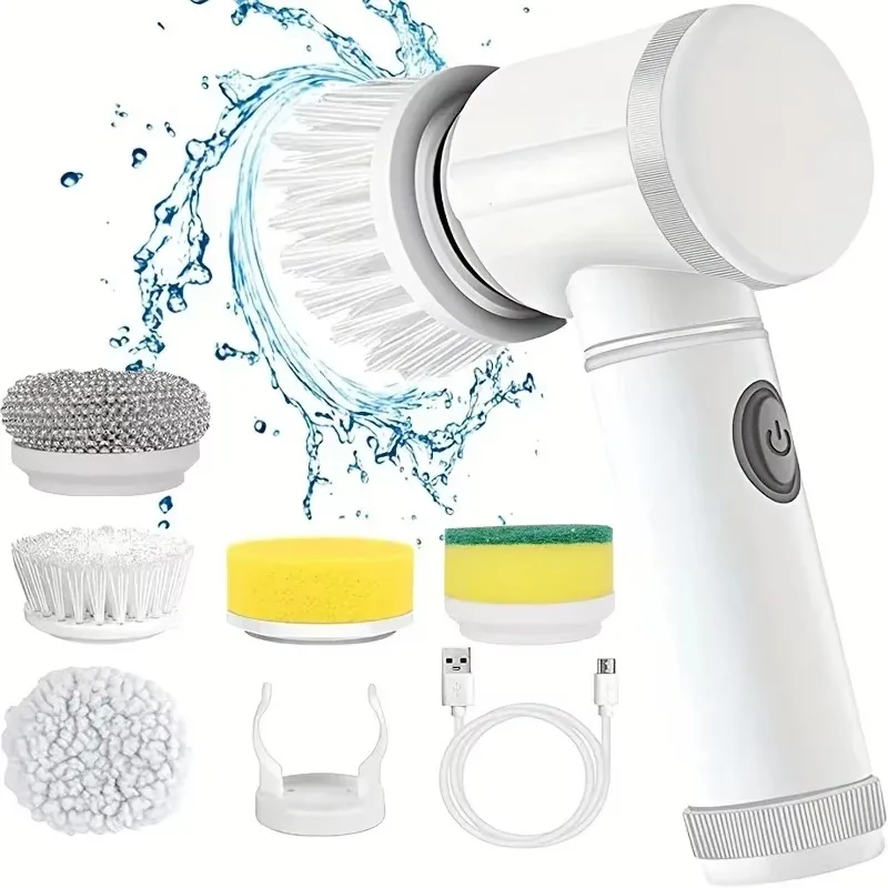 Home Bathroom Cleaner - جديد اللاسلكي تدور الغسيل الكهربائية القابلة