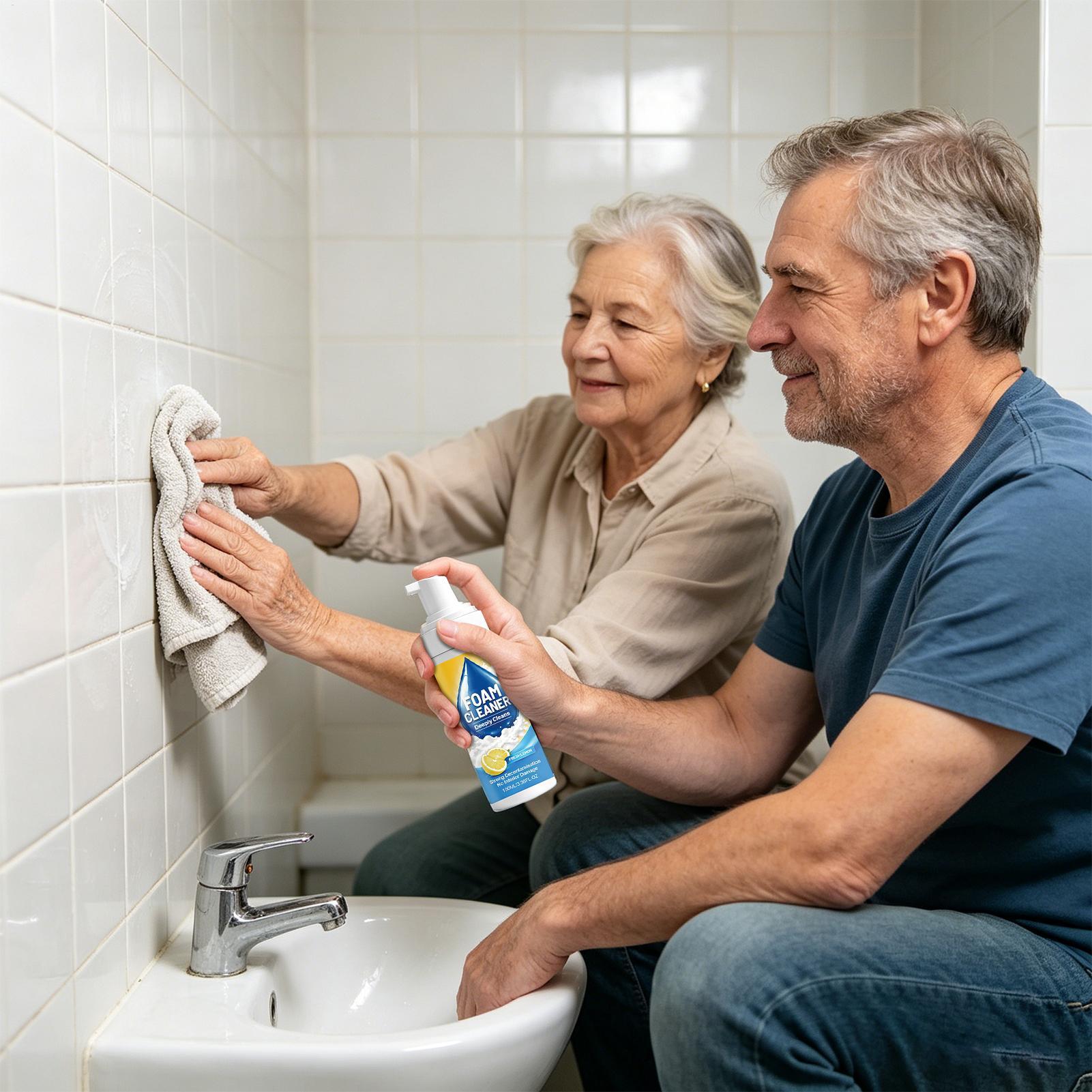 بخاخ رغوي لإزالة العفن سعة 100 - مراجعة Home Bathroom Cleaner وسعره