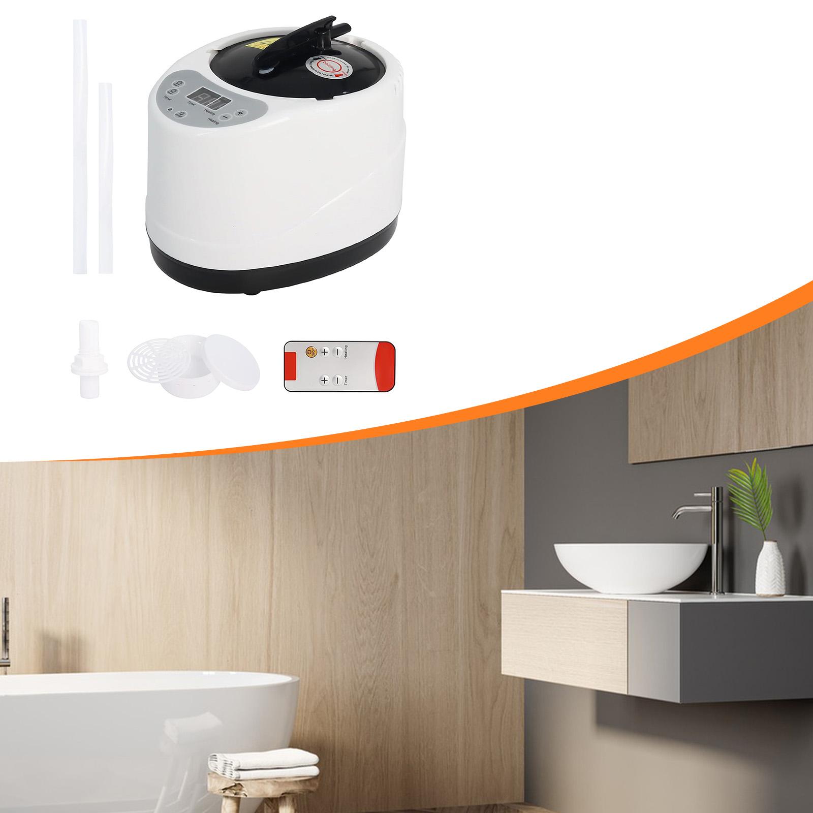جهاز توليد بخار محمول للساونا  - مراجعة Home Bathroom Sauna وسعره