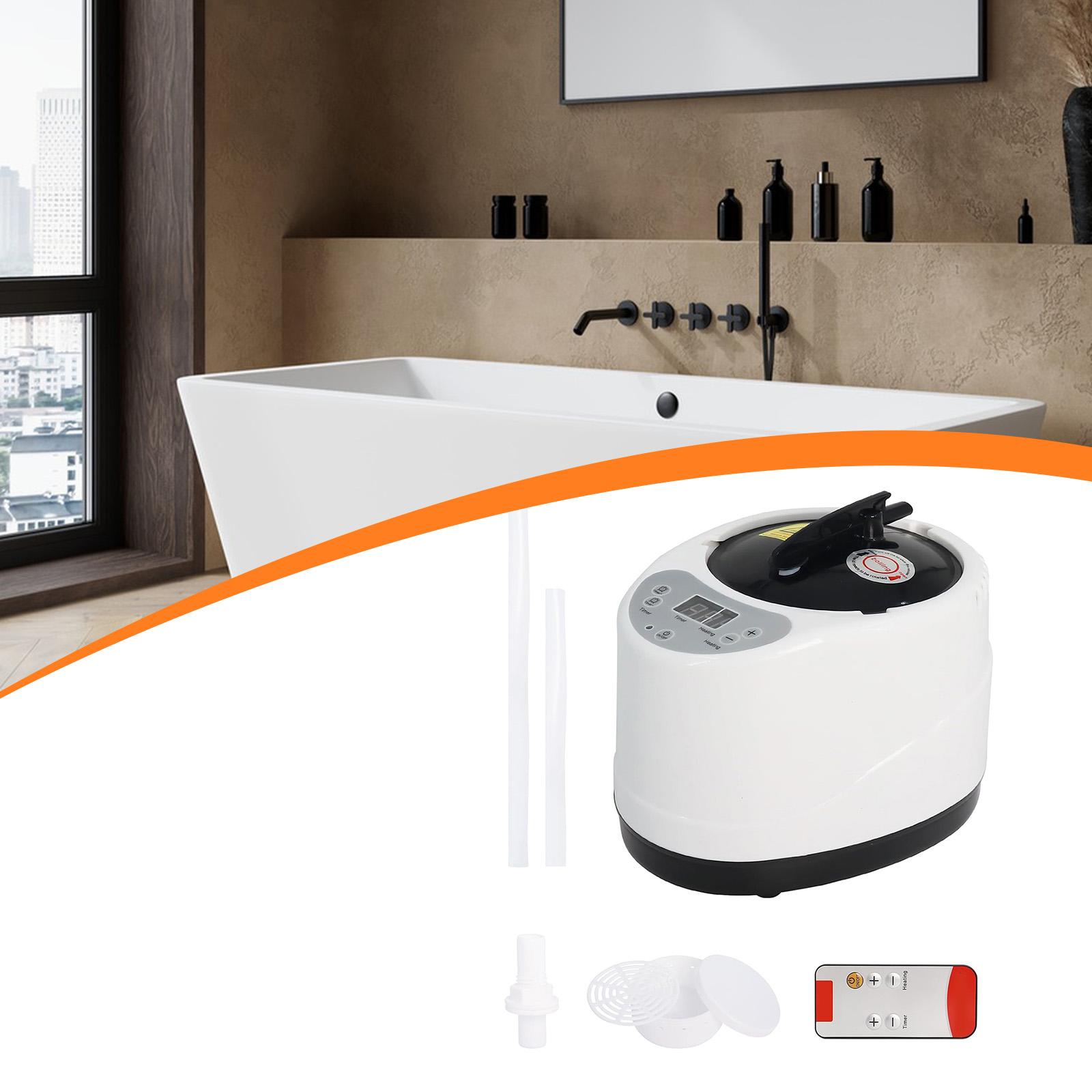جهاز توليد بخار محمول للساونا  - مراجعة Home Bathroom Sauna وسعره