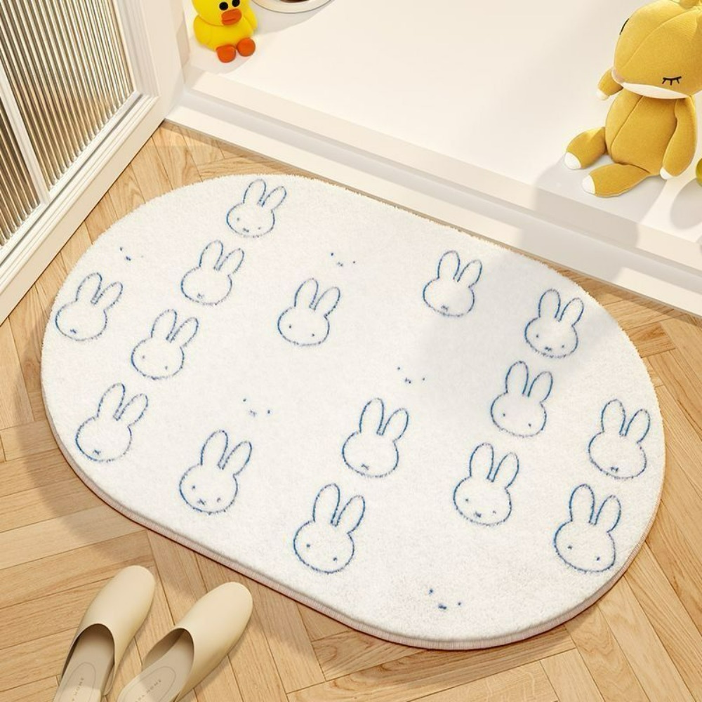 سجادة أرضية كرتونية على شكل مي - مراجعة Home Goods Bathroom Decor وسعره