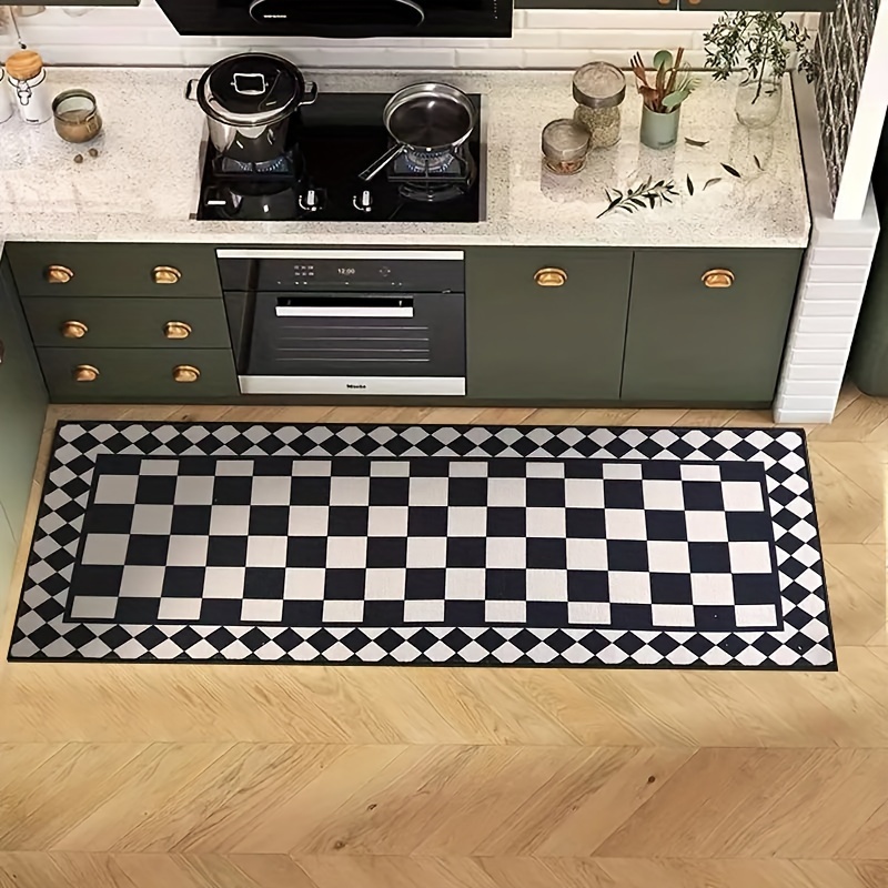 سجادة فيكاما بتصميم مربعات أبي - مراجعة Home Bathroom Rugs وسعره