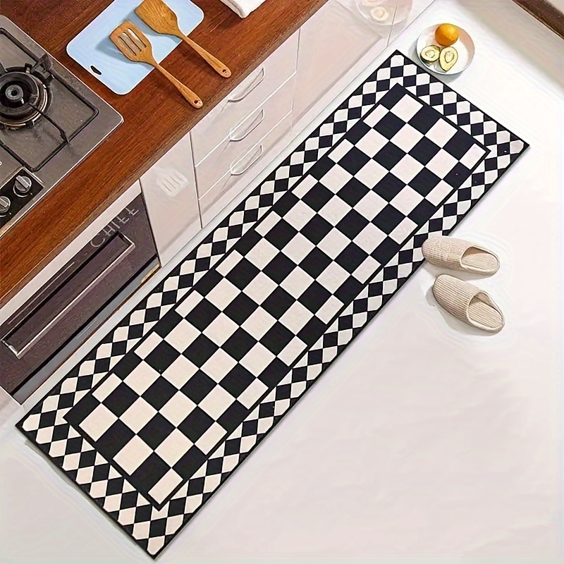 سجادة فيكاما بتصميم مربعات أبي - مراجعة Home Bathroom Rugs وسعره