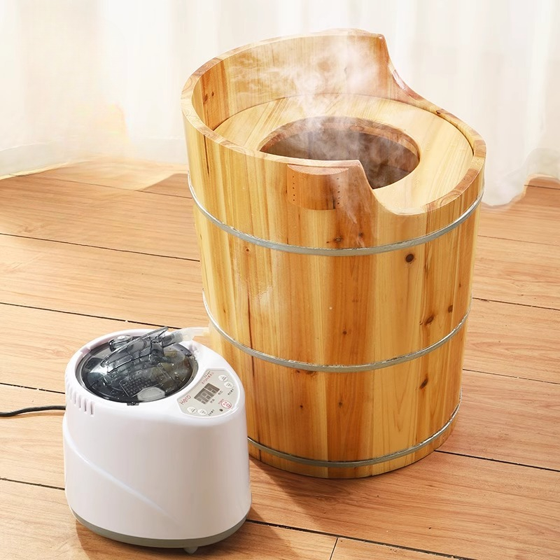 العشبية سيتز حمام باخرة الخشب  - مراجعة Home Bathroom Sauna وسعره