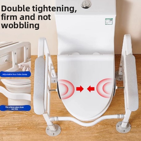قضبان دعم للمرحاض للمسنين في ا - مراجعة Home Bathroom Grab Bar وسعره