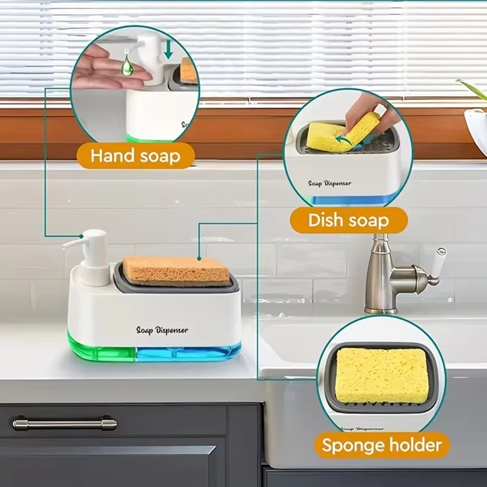 مجموعة موزع صابون اليد والأطبا - مراجعة Soap Dispenser Pump وسعره