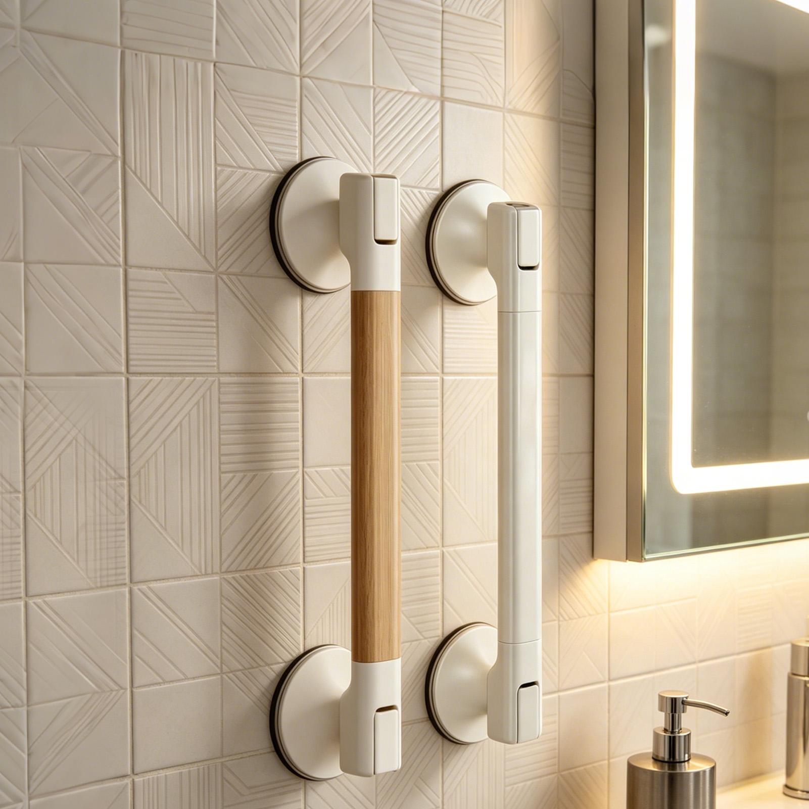 مقبض شفط للحمام، قضبان مساعدة  - مراجعة Home Bathroom Grab Bar وسعره