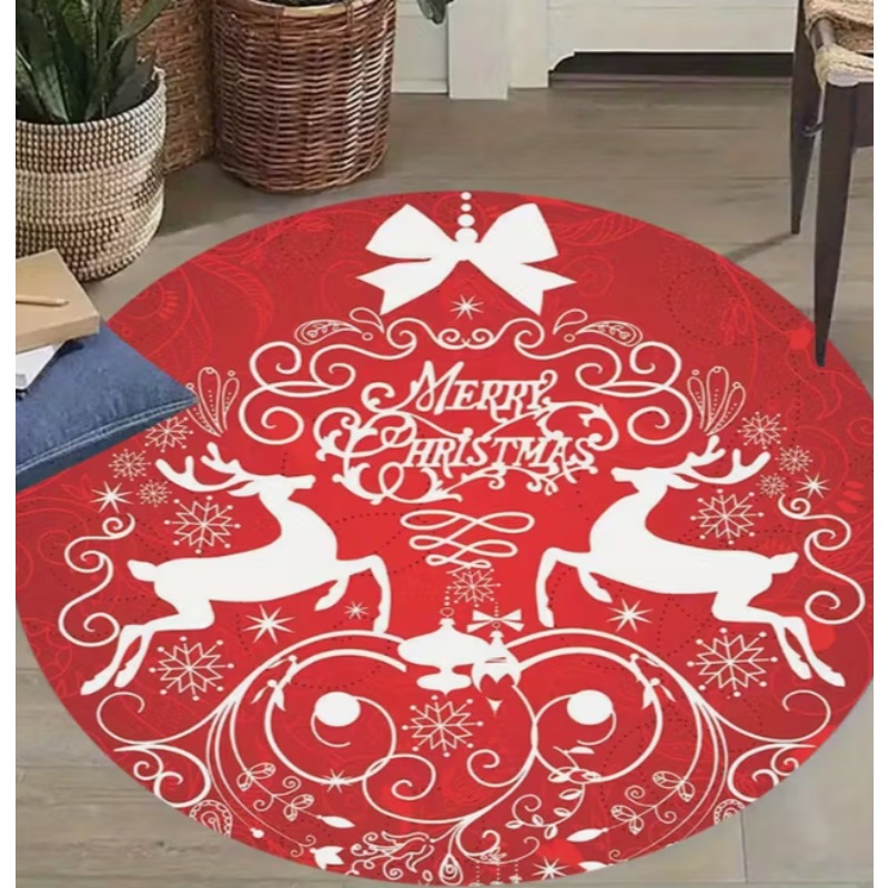 سجادة عيد الميلاد تحت عنوان سا - مراجعة Home Goods Bathroom Decor وسعره