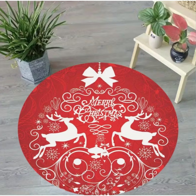 سجادة عيد الميلاد تحت عنوان سا - مراجعة Home Goods Bathroom Decor وسعره