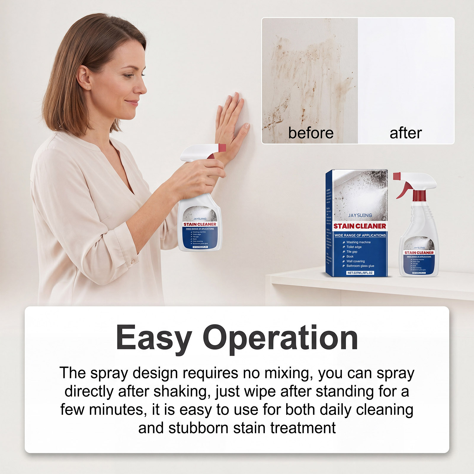 مزيل العفن بالرش للجدران، منظف - مراجعة Home Bathroom Cleaner وسعره