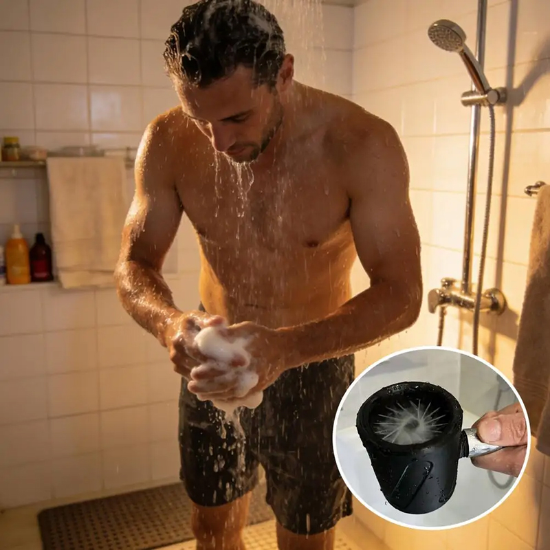 فوهة دش للرجال قوية للتنظيف ال - مراجعة Shower Head Rain وسعره