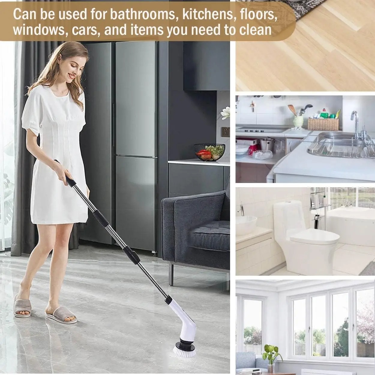 فرشاة تنظيف كهربائية قوية لاسل - مراجعة Home Bathroom Cleaner وسعره