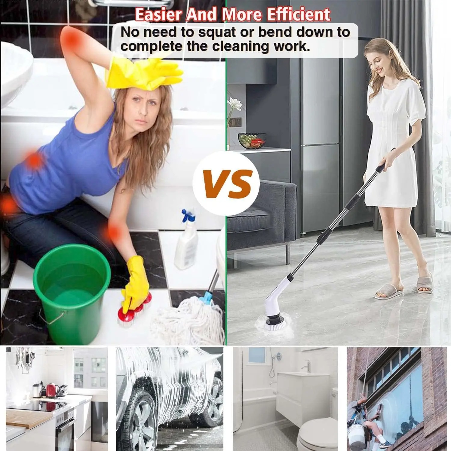 فرشاة تنظيف كهربائية قوية لاسل - مراجعة Home Bathroom Cleaner وسعره