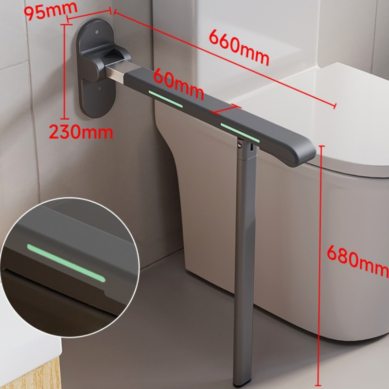مقبض أمان للمرحاض قابل للطي، ق - مراجعة Home Bathroom Grab Bar وسعره