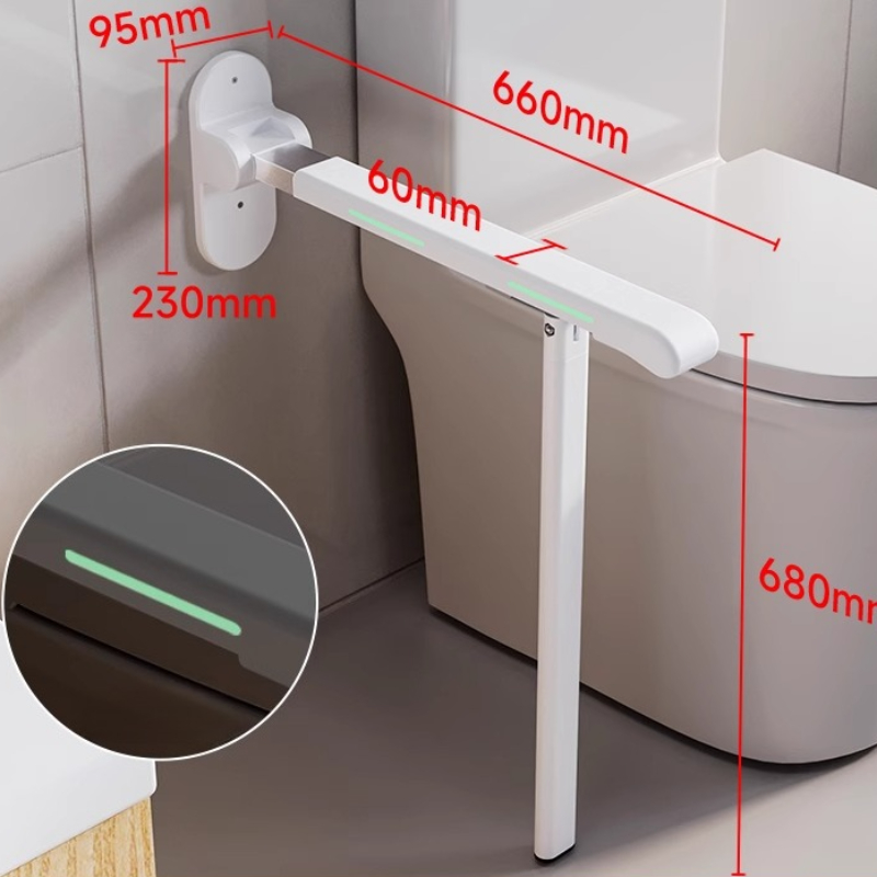 مقبض أمان للمرحاض قابل للطي، ق - مراجعة Home Bathroom Grab Bar وسعره