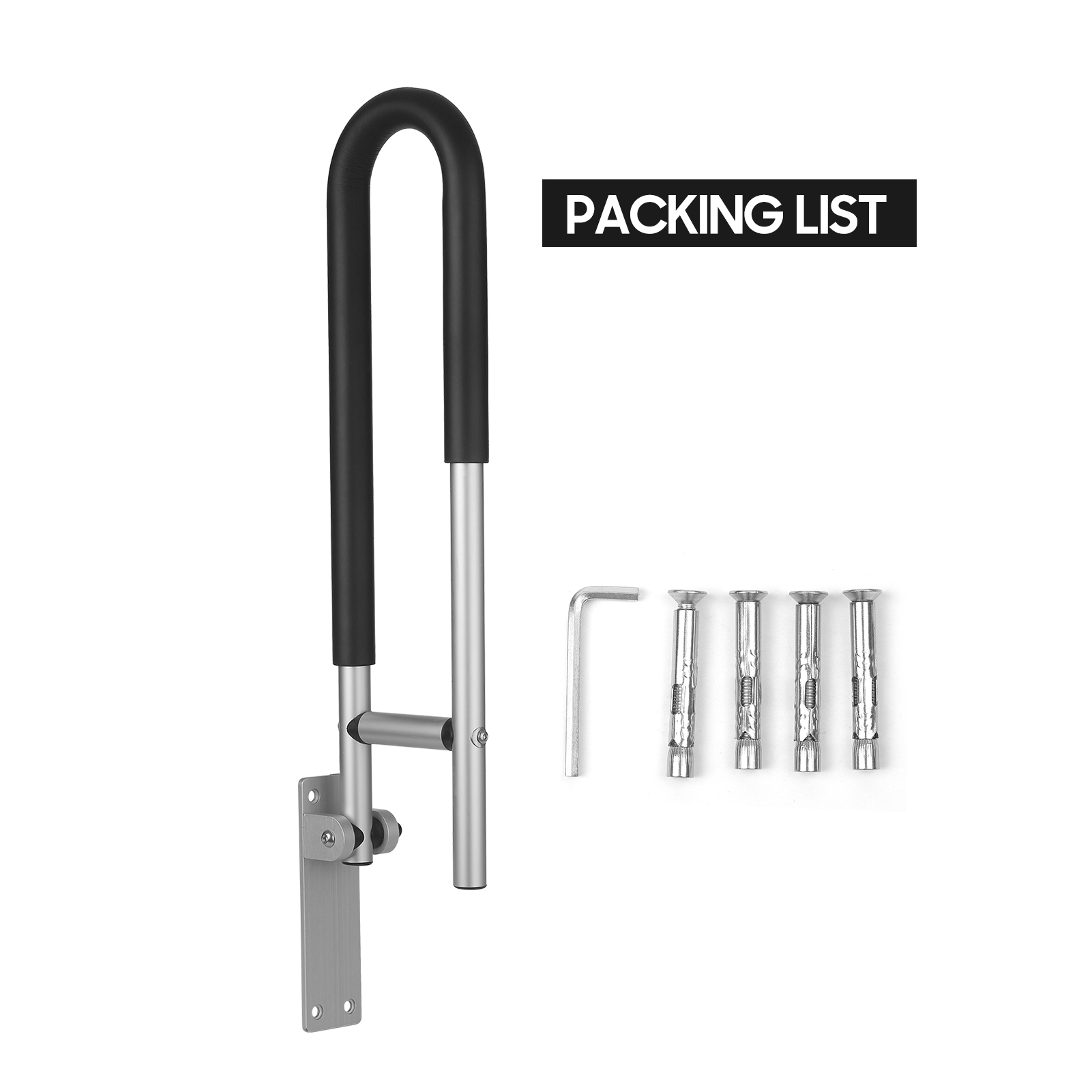 درابزين للمرحاض مضاد للسقوط/مض - مراجعة Home Bathroom Grab Bar وسعره