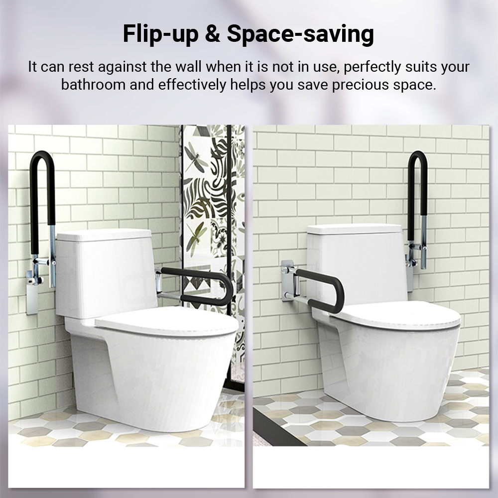 درابزين للمرحاض مضاد للسقوط/مض - مراجعة Home Bathroom Grab Bar وسعره