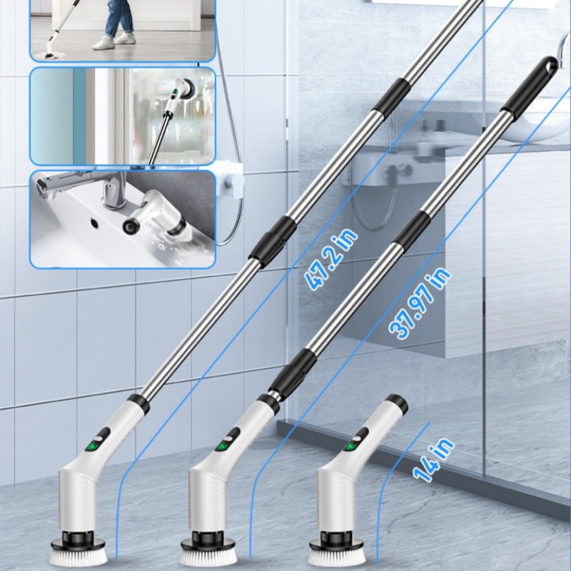 فرشاة تنظيف كهربائية دوارة 9 ف - مراجعة Home Bathroom Cleaner وسعره
